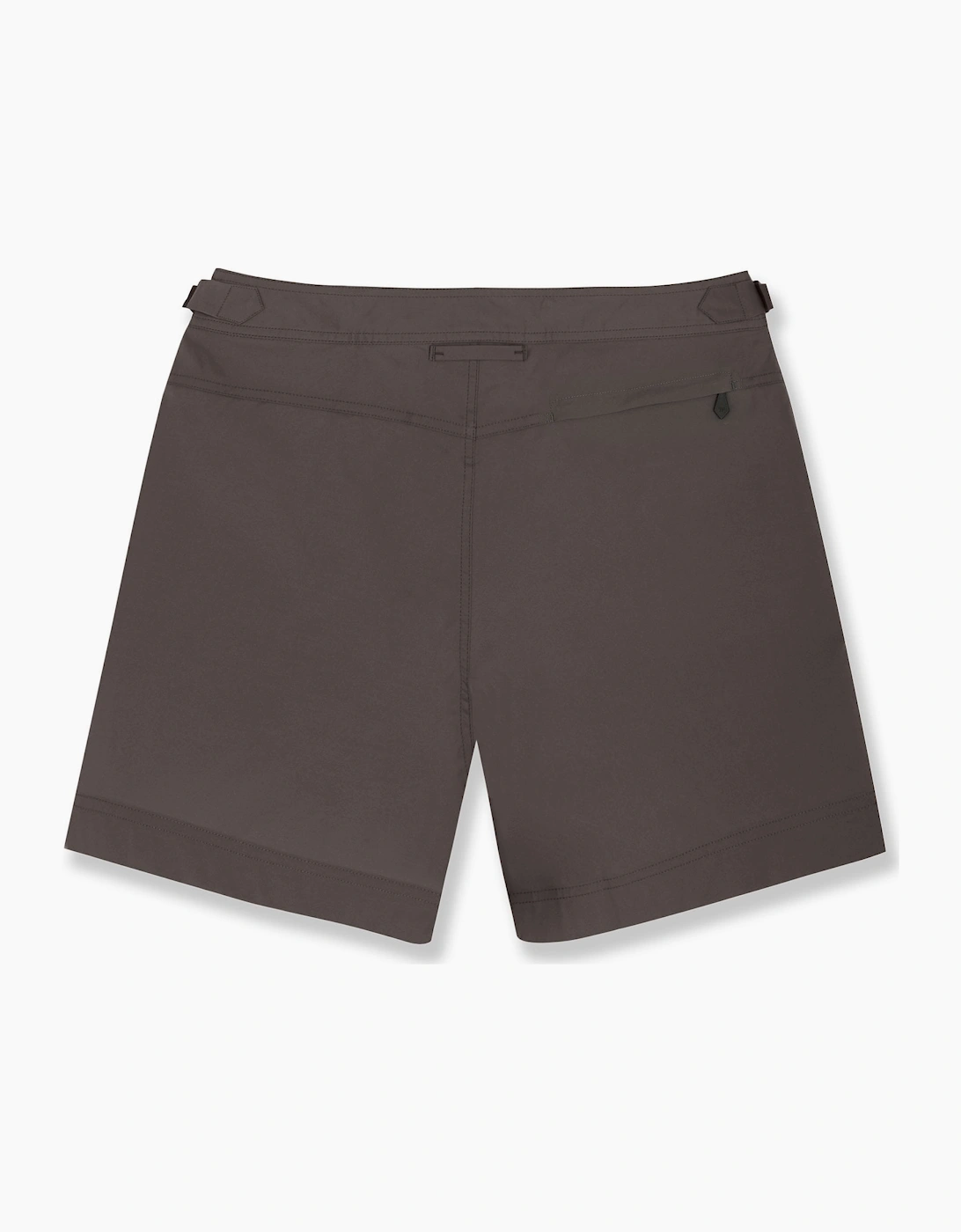 Micro Compact Poplin Swimshorts Charcoal