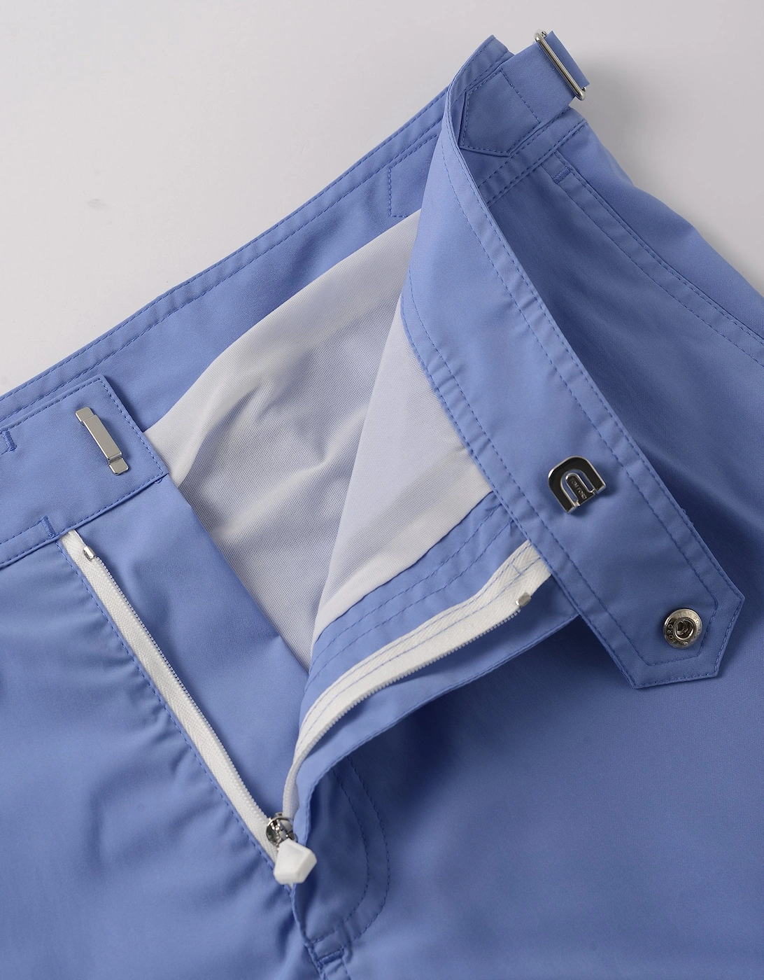 Micro Compact Poplin Swimshorts Blue