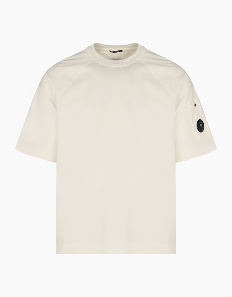 30/2 Heavy Cotton Lens T shirt Beige