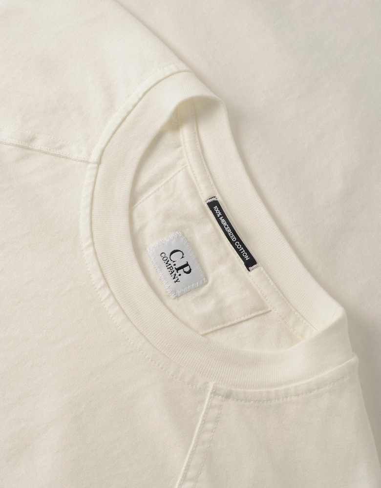 30/2 Heavy Cotton Lens T shirt Beige