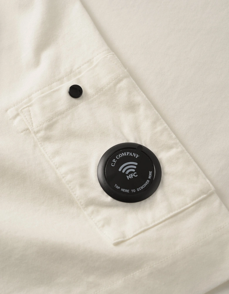 30/2 Heavy Cotton Lens T shirt Beige
