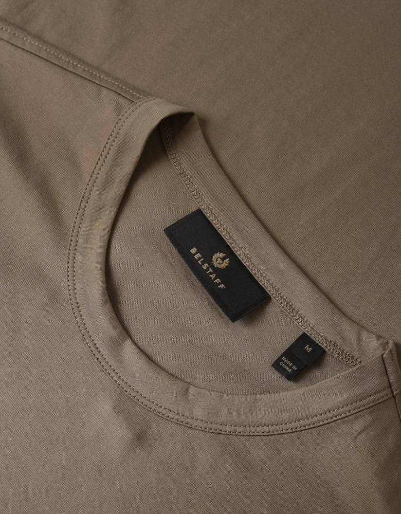 Patch Logo T-Shirt Taupe