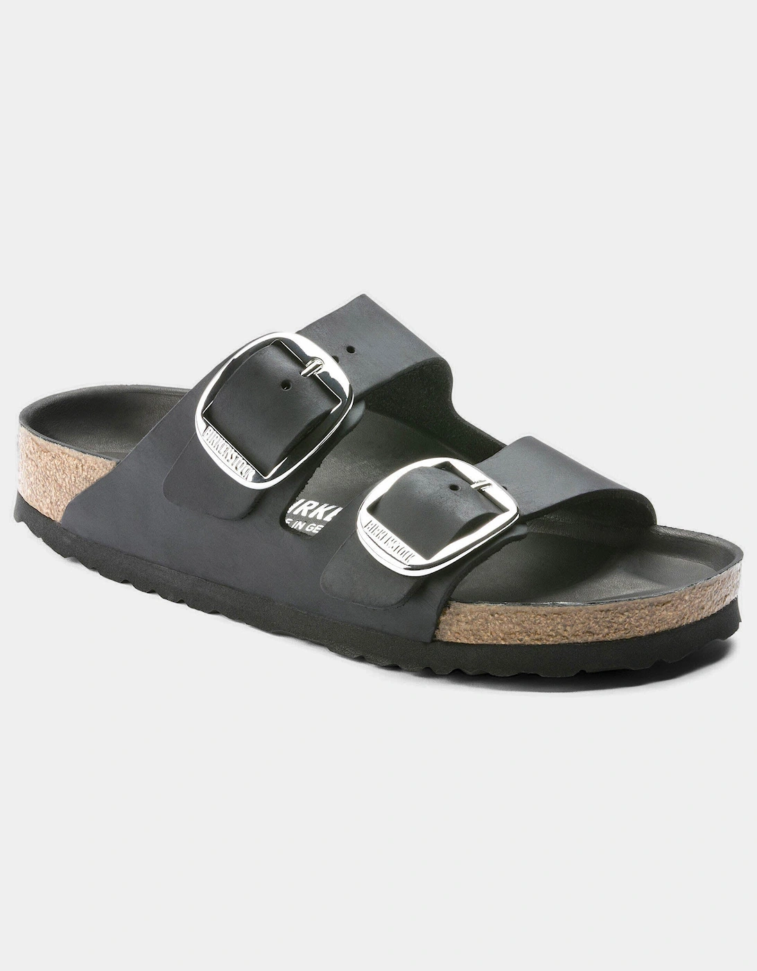 Birkenstock Women's Birkenstock Arizona Big Buckle Oiled Leather Womens Sandals - Black