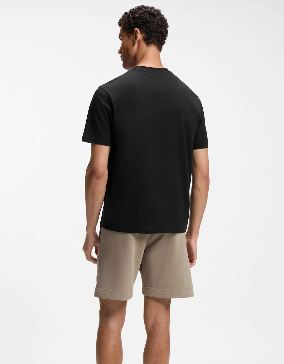BOSS Green TS Structure Mens T-Shirt - Black 001