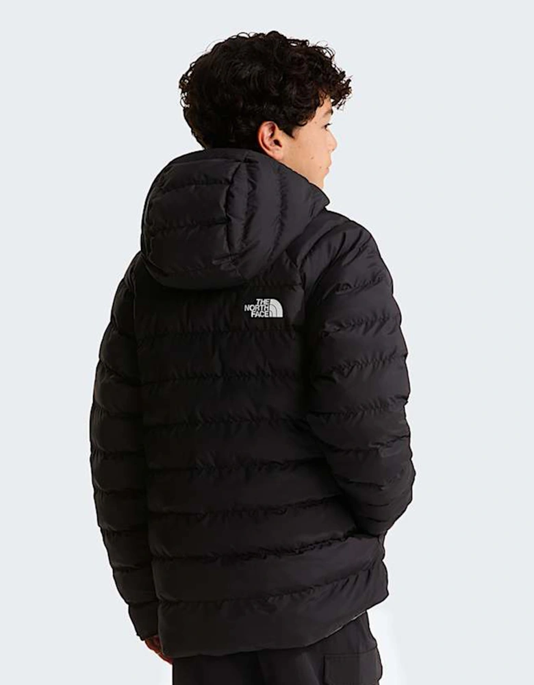 The North Face Boys Reversible Perrito Hooded Jacket in Black