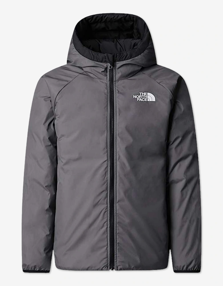 The North Face Boys Reversible Perrito Hooded Jacket in Black
