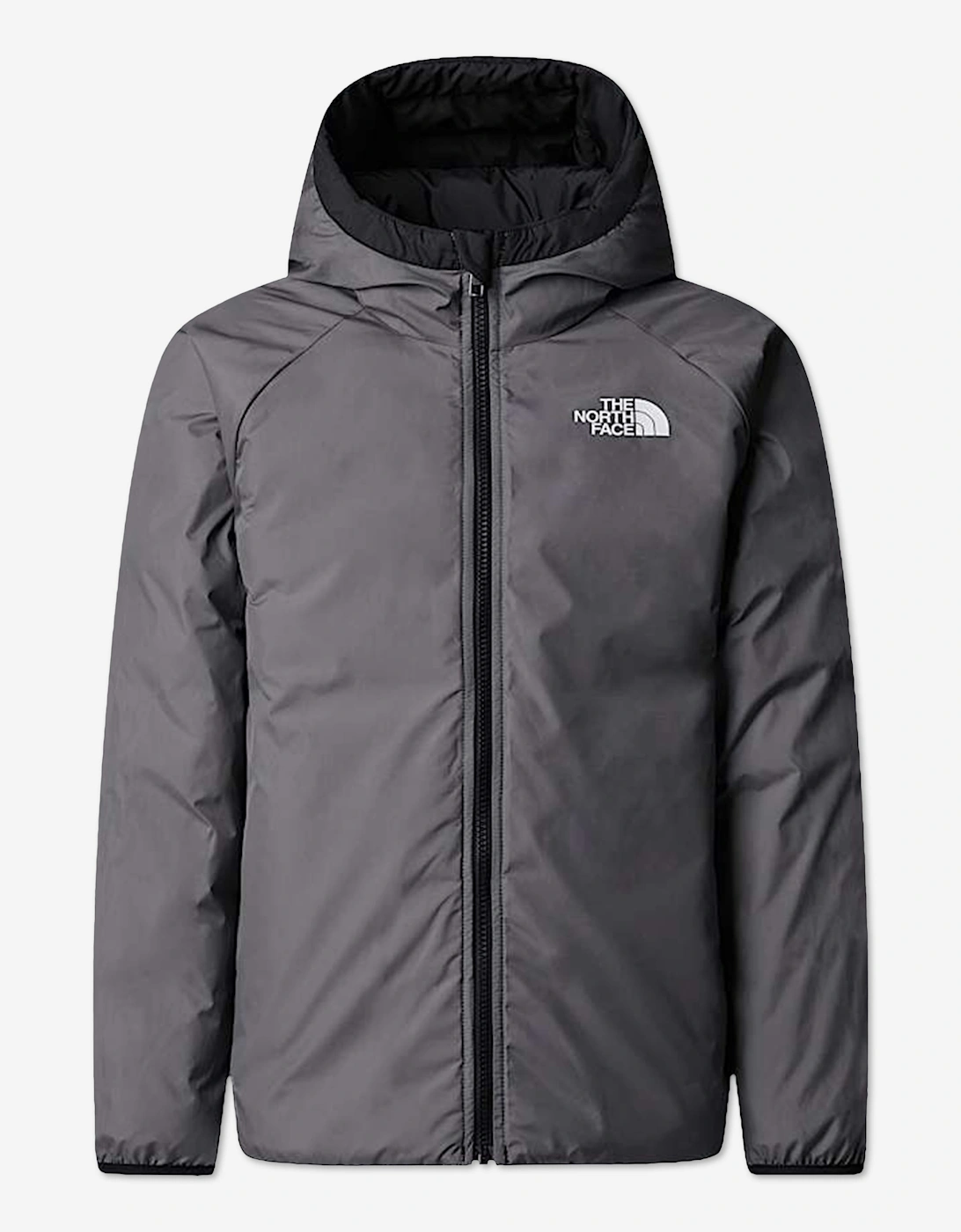 The North Face Boys Reversible Perrito Hooded Jacket in Black