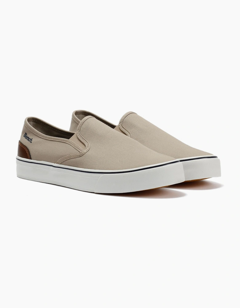 Bench Dalton Canvas Slip On Men's Sand Trainers