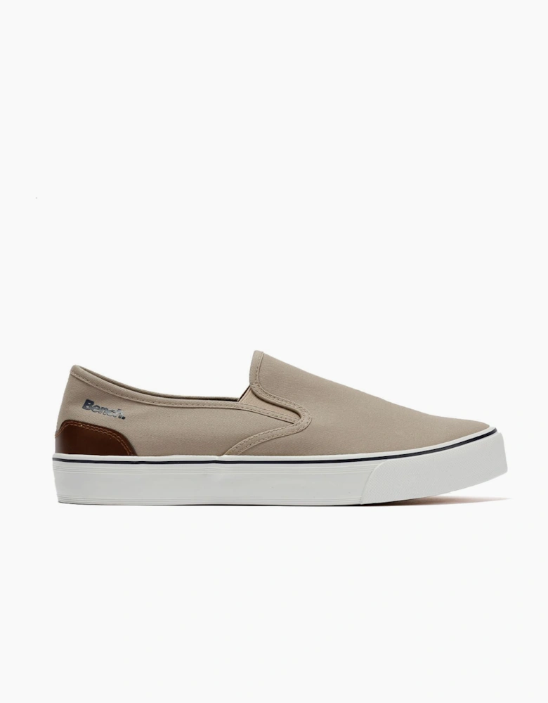 Bench Dalton Canvas Slip On Men's Sand Trainers