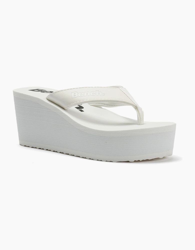 Bench Vacay Women's White Flip Flops
