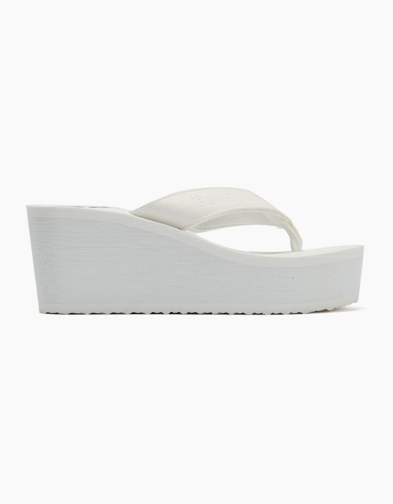 Bench Vacay Women's White Flip Flops