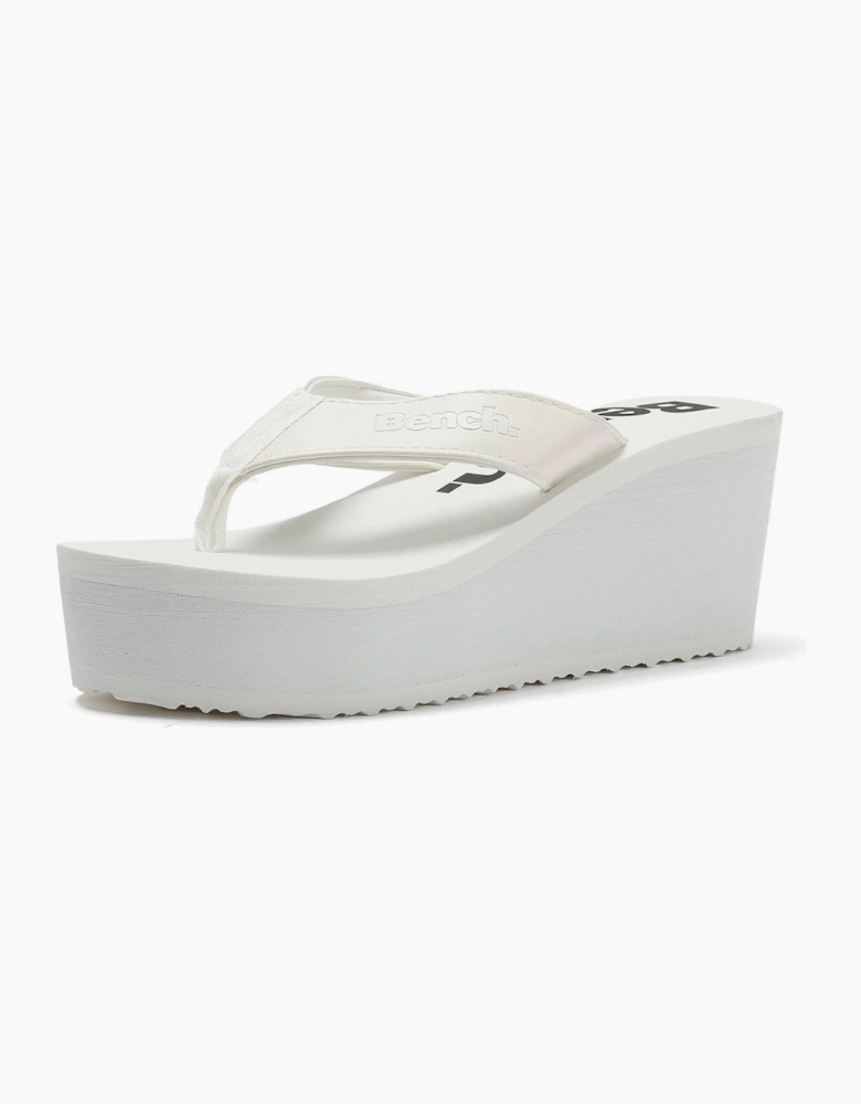 Bench Vacay Women's White Flip Flops