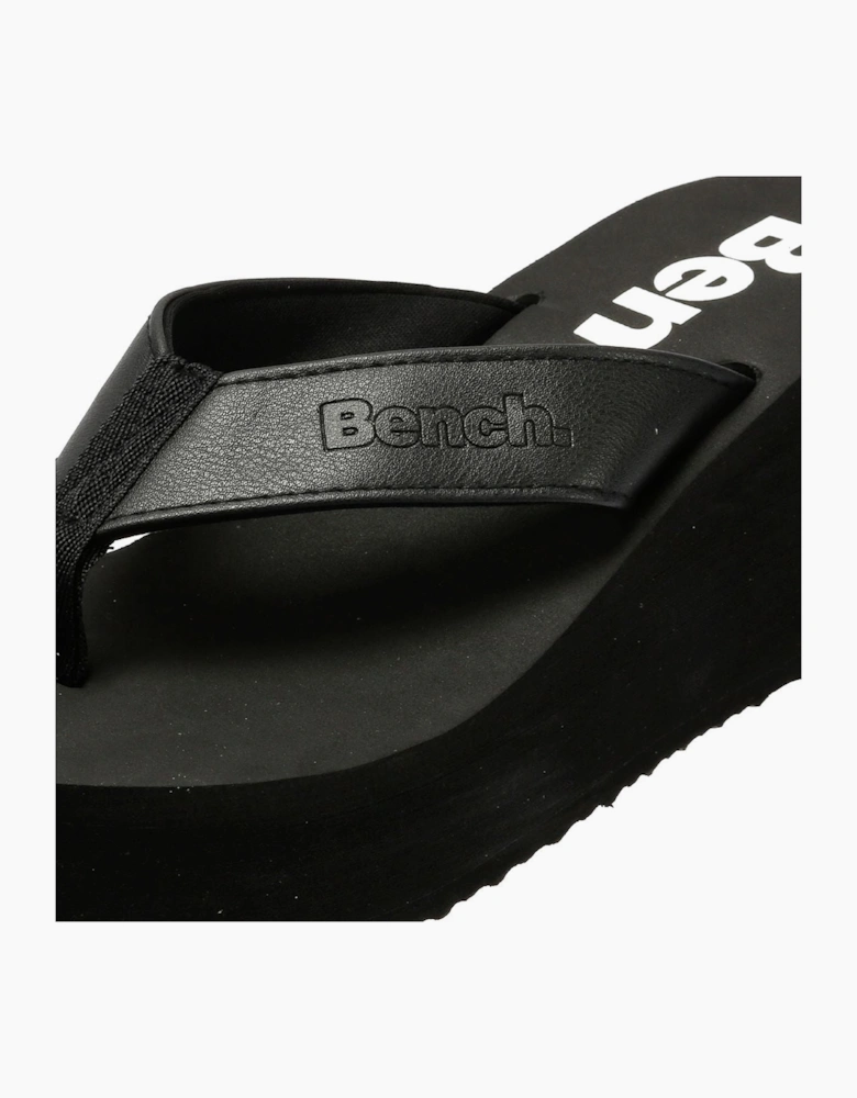 Bench Vacay Women's Black Flip Flops