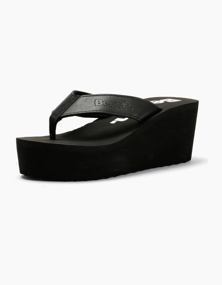 Bench Vacay Women's Black Flip Flops