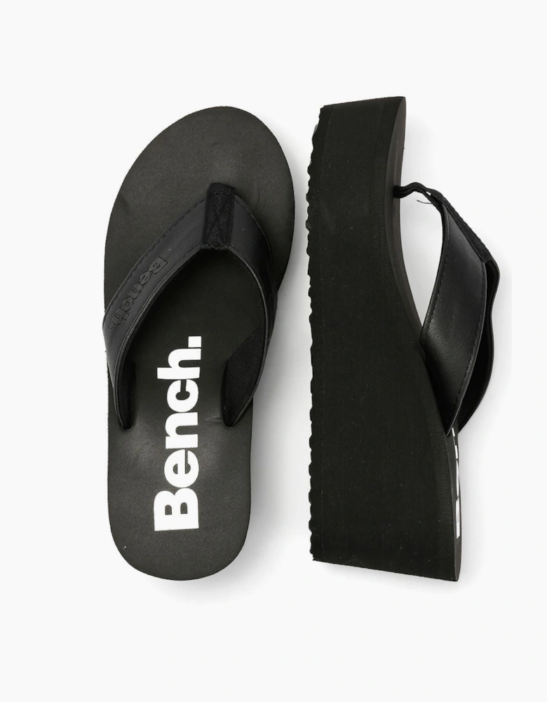 Bench Vacay Women's Black Flip Flops