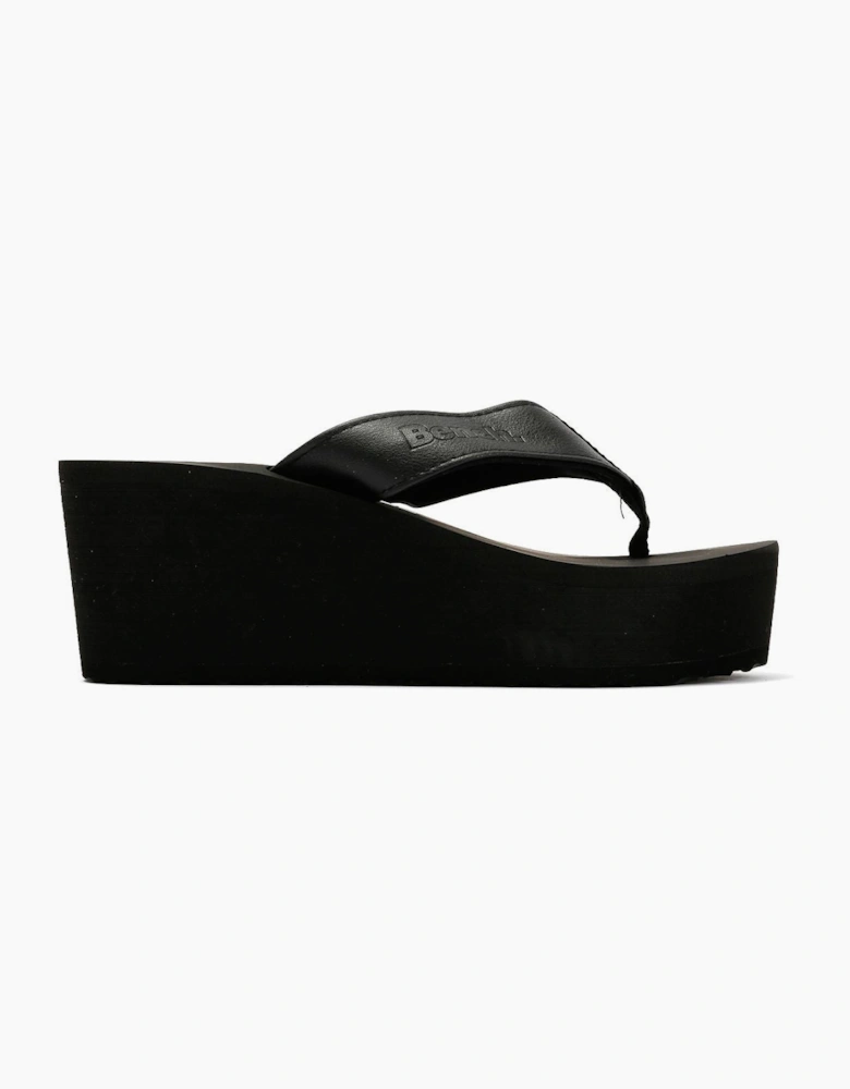 Bench Vacay Women's Black Flip Flops