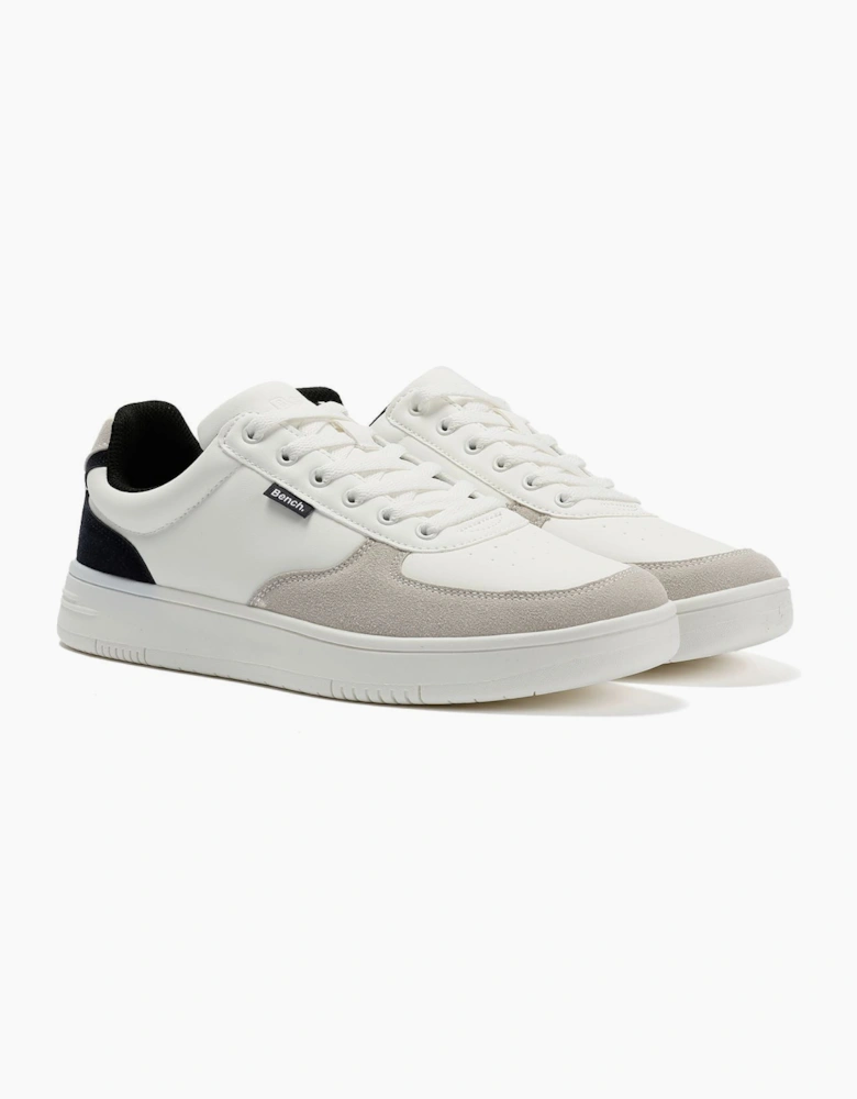 Bench Grainger Men's White/Grey Trainers