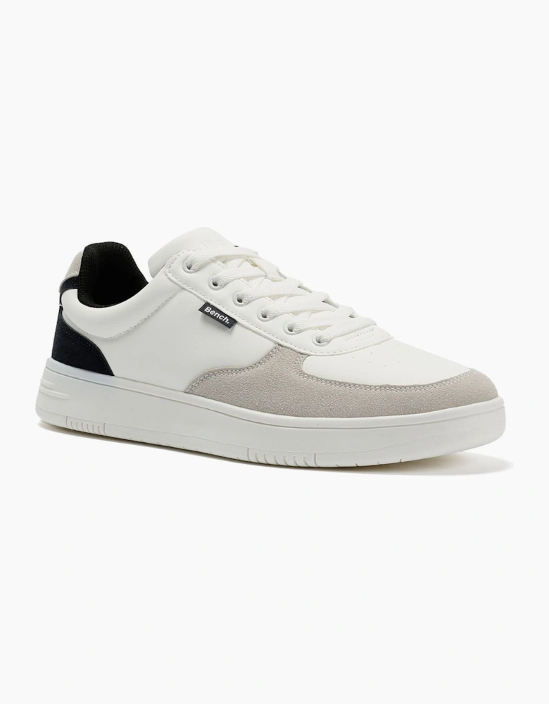 Bench Grainger Men's White/Grey Trainers