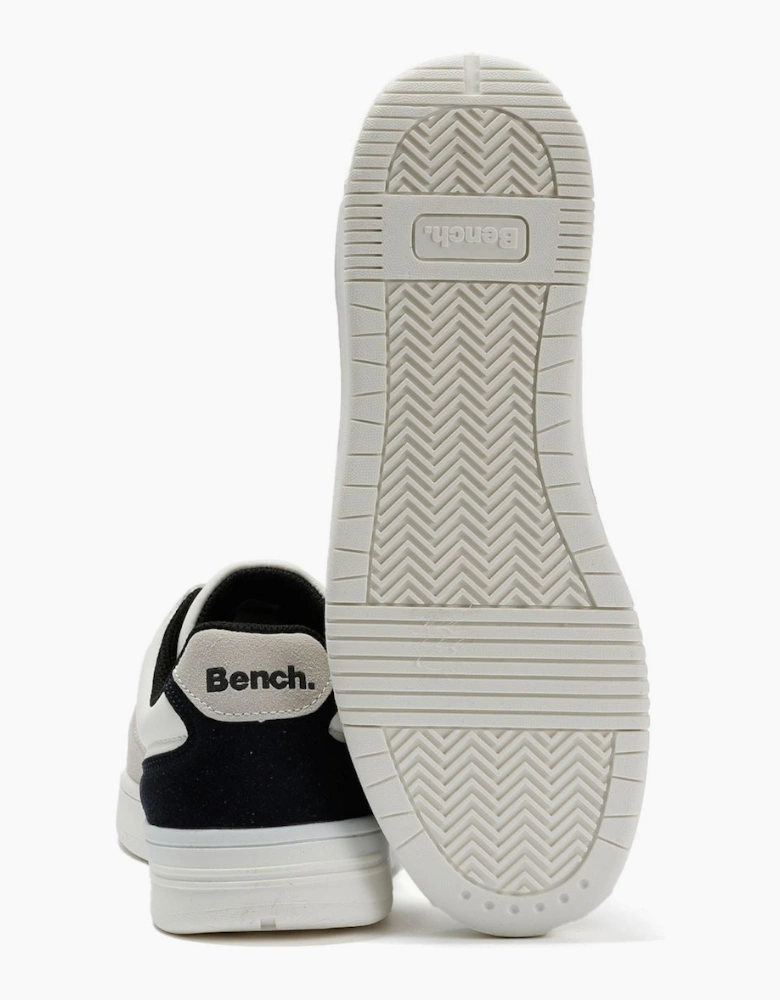 Bench Grainger Men's White/Grey Trainers