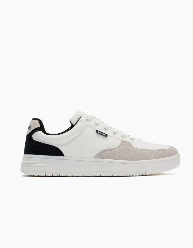 Bench Grainger Men's White/Grey Trainers