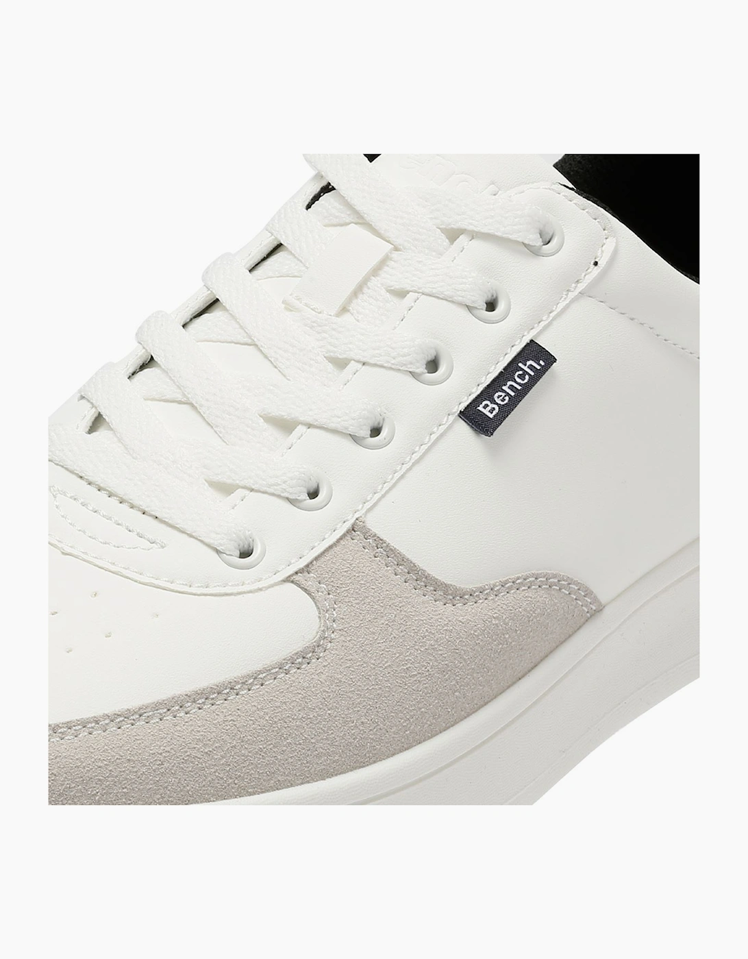 Bench Grainger Men's White/Grey Trainers
