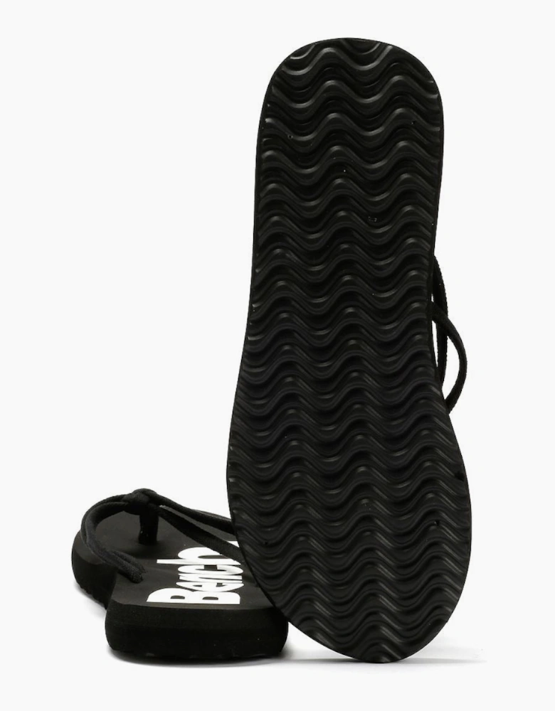 Bench Invisia Women's Black Flip Flops