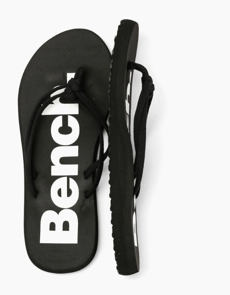 Bench Invisia Women's Black Flip Flops