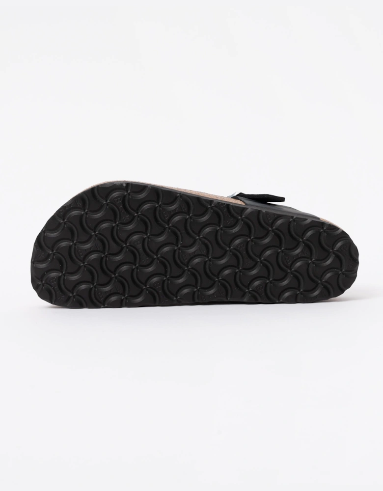 Birkenstock Gizeh Braided Natural Oiled Leather Womens Sandals - Black