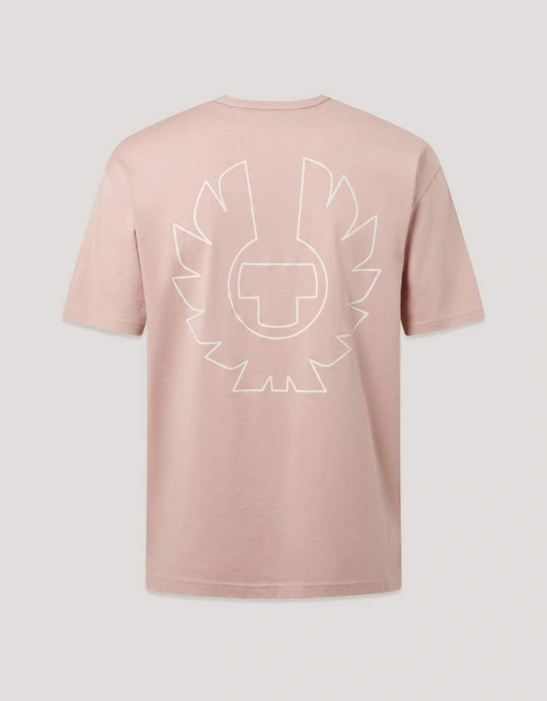 Belstaff Border T-Shirt A1-26 Dusk Pink