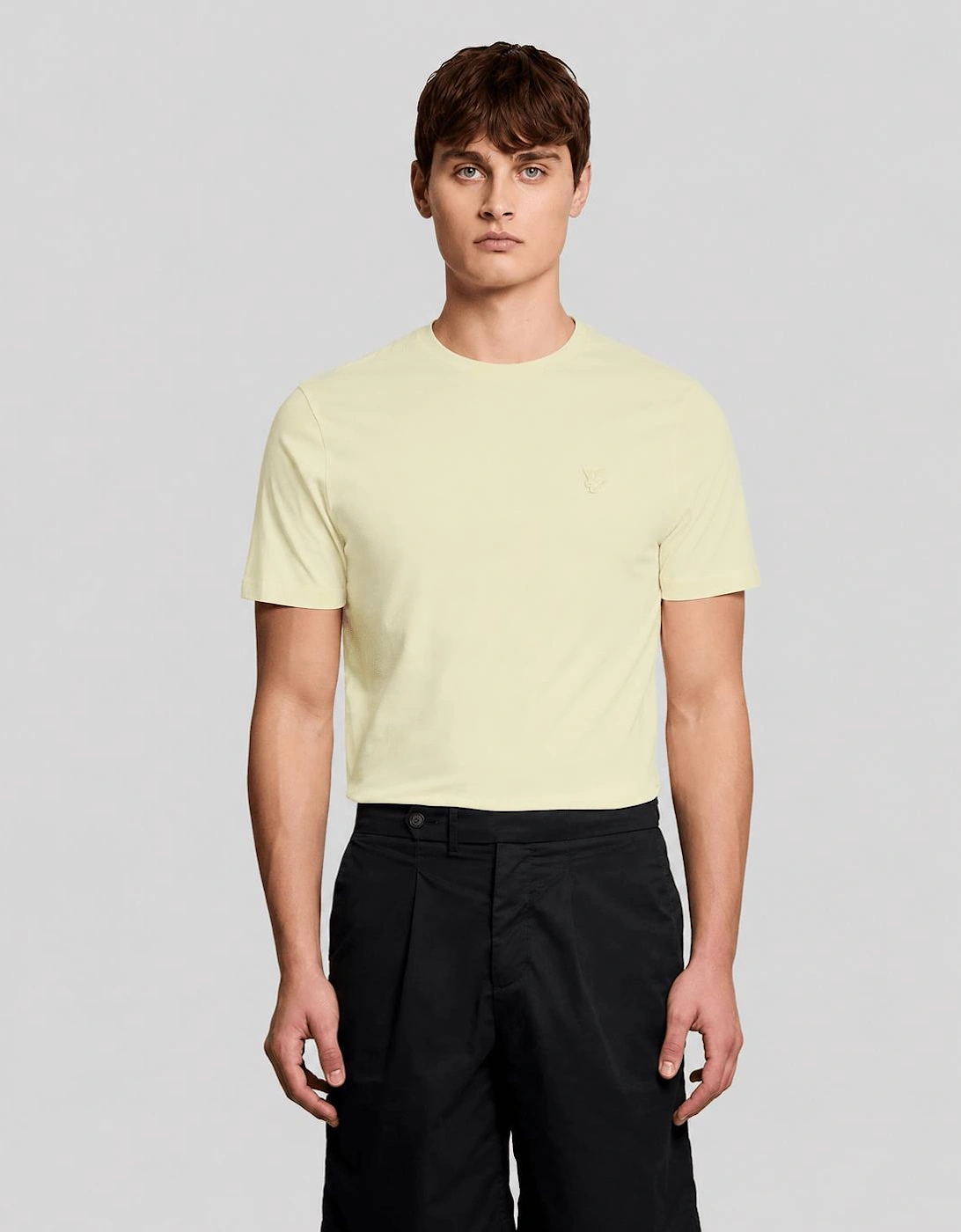Lyle And Scott Men's Superfine Cotton T-Shirt - Yellow - Size, 44