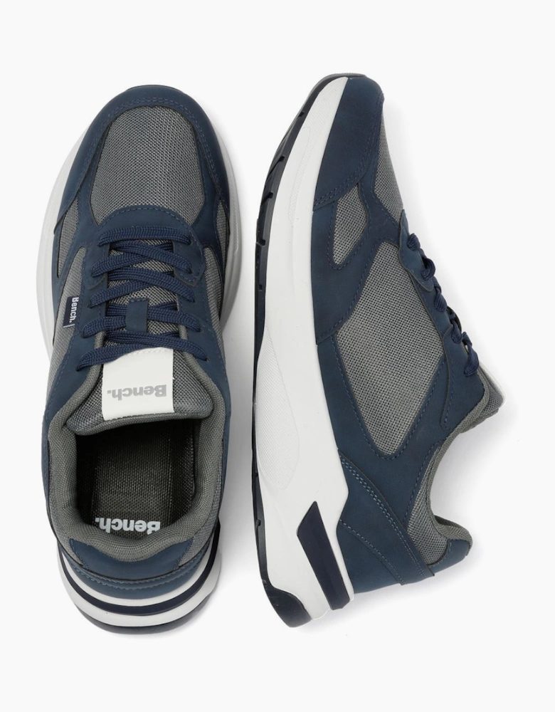 Bench Derker Men's Navy/Grey Trainers