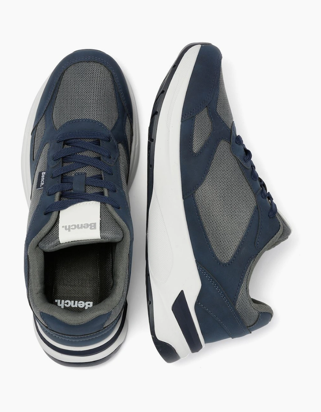 Bench Derker Men's Navy/Grey Trainers