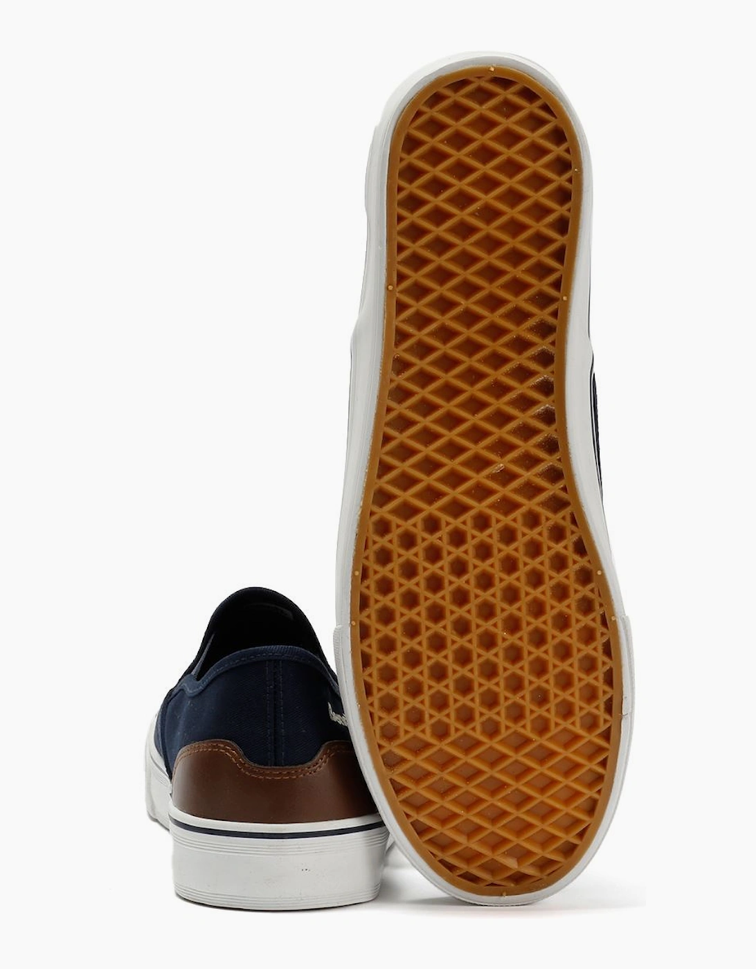 Bench Dalton Canvas Slip On Men's Navy Trainers