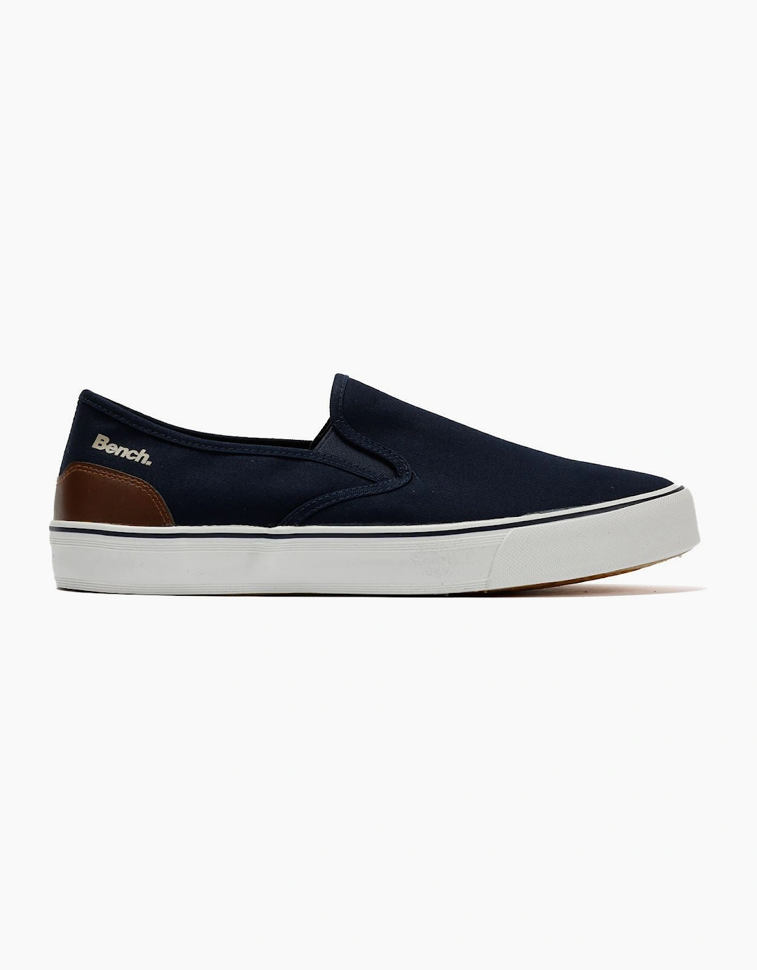Bench Dalton Canvas Slip On Men's Navy Trainers