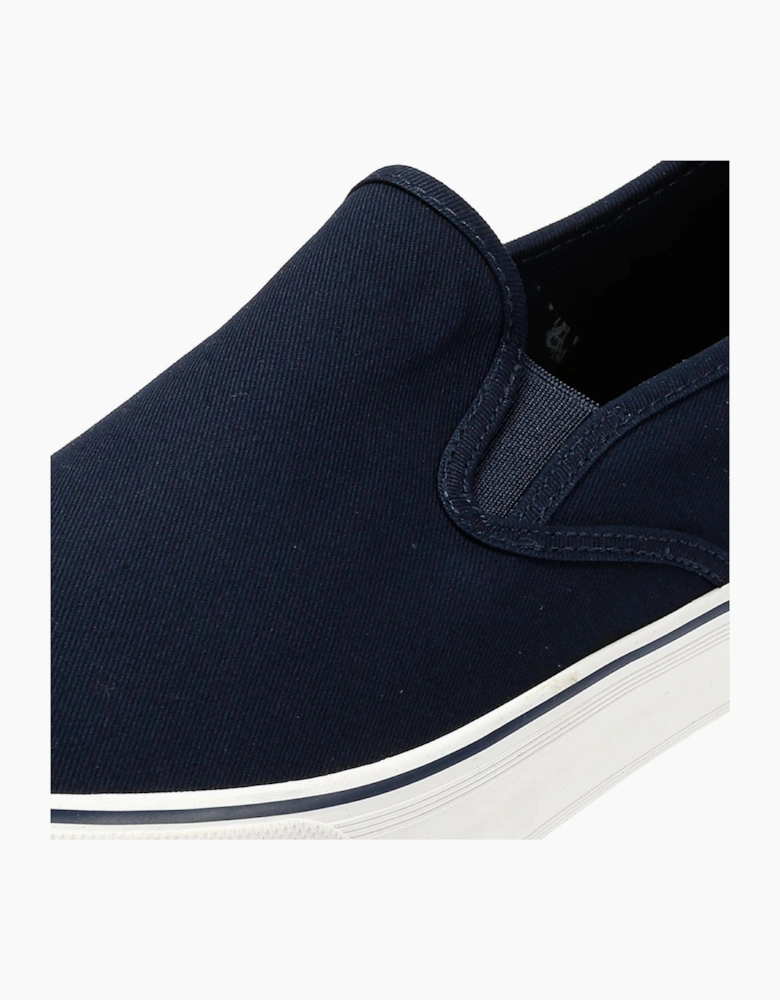 Bench Dalton Canvas Slip On Men's Navy Trainers