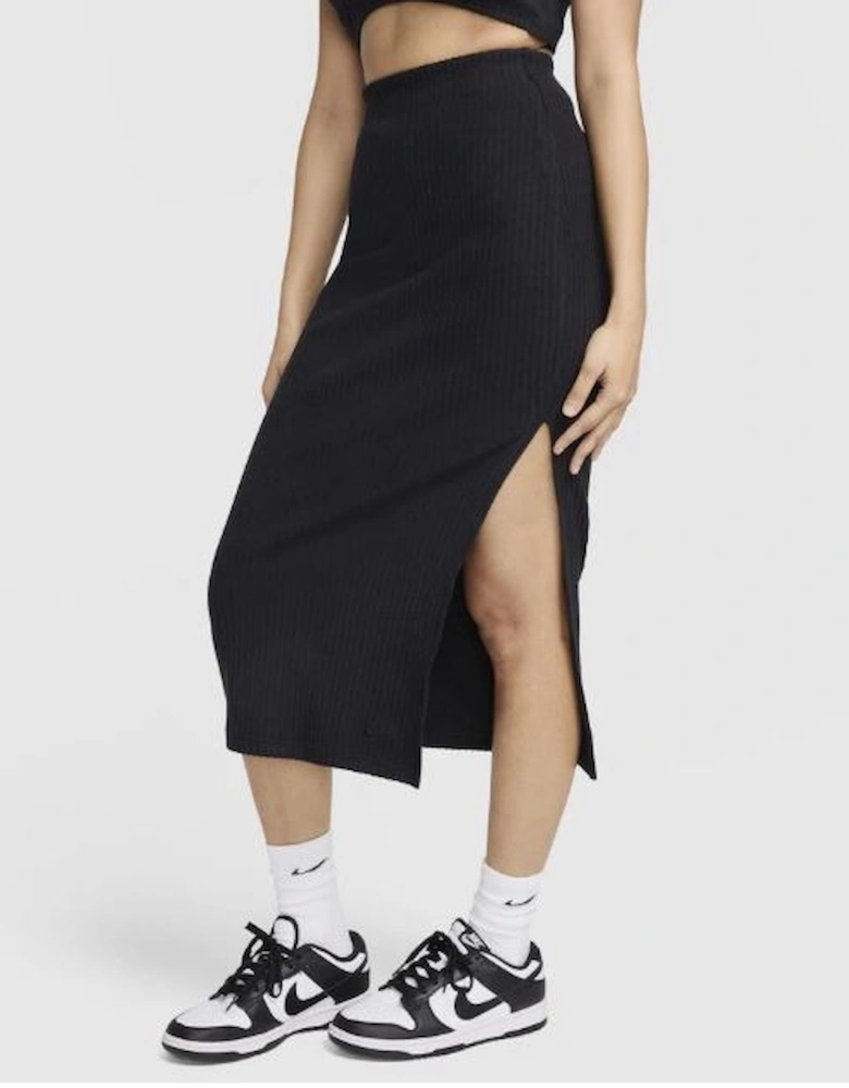 Nike Sportswear Chill Rib Black Skirt