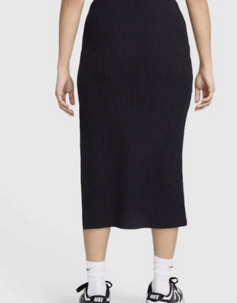 Nike Sportswear Chill Rib Black Skirt