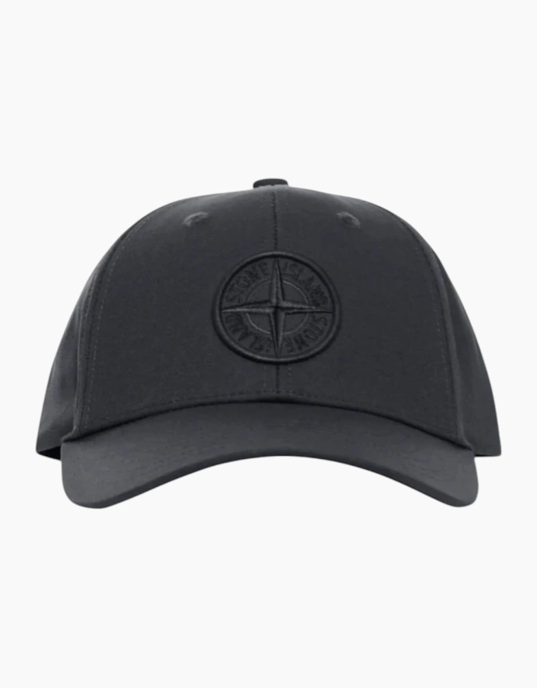 Stone Island Compass Logo Black Baseball Cap