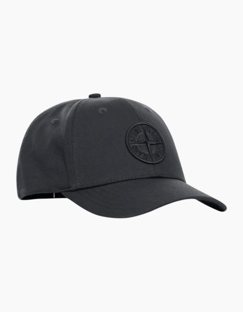 Stone Island Compass Logo Black Baseball Cap