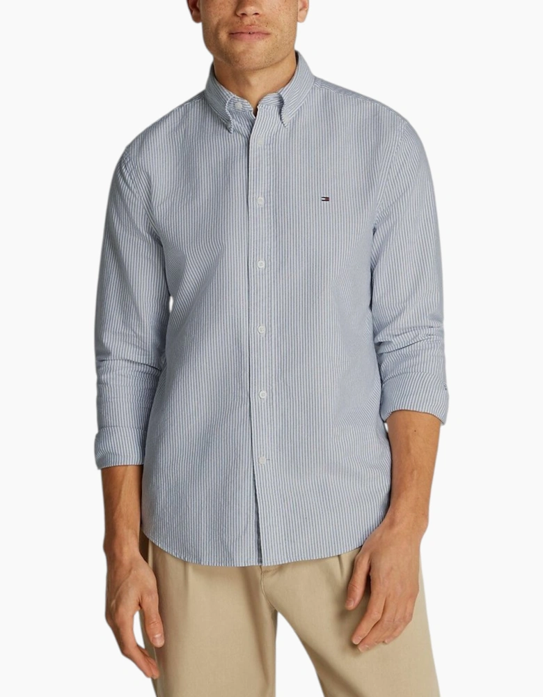 Tommy Hilfiger Mens Oxford Shirts TH Flex Slim Fit Top