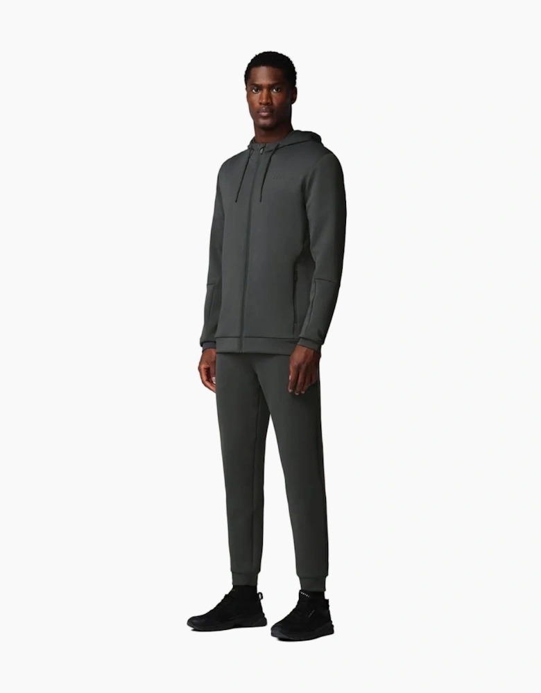 Castore Flex Full Zip Men's Grey Hooded Sweatshirt