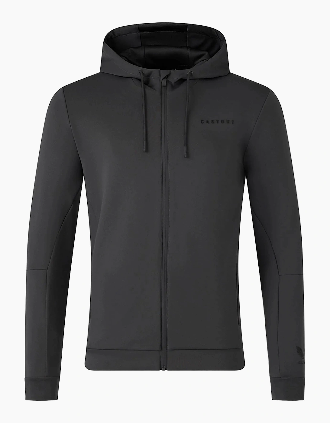 Castore Flex Full Zip Men's Grey Hooded Sweatshirt