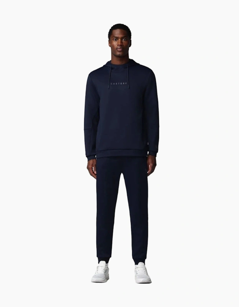 Castore Flex Hoodie Men's Blue Hooded Sweatshirt