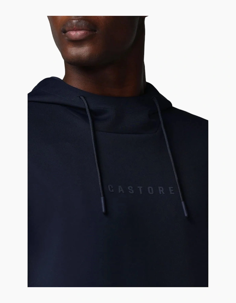 Castore Flex Hoodie Men's Blue Hooded Sweatshirt