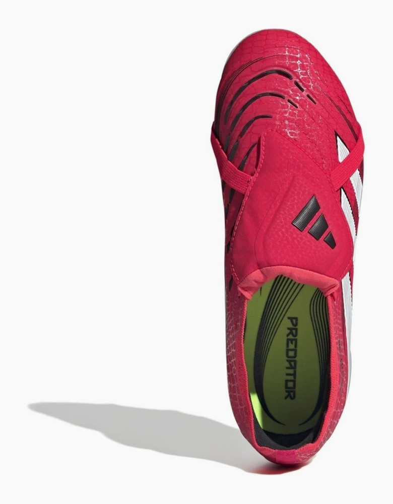 Predator Elite Fold Over Tongue Childrens Firm Ground Football Boots
