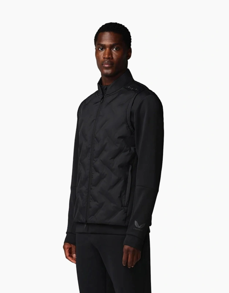 Castore Hybrid Men's Black Gilets