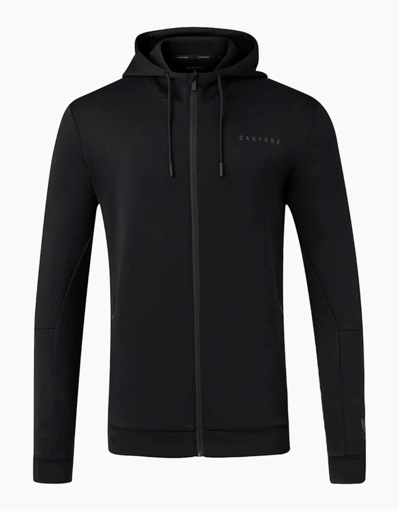 Castore Flex Full Zip Men's Black Hooded Sweatshirt