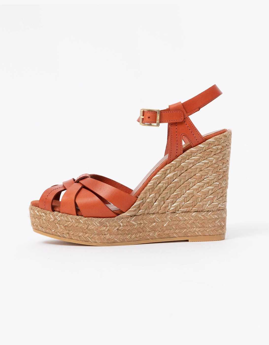 Kanna Sofia Lucido Womens Wedge Heel Espadrilles