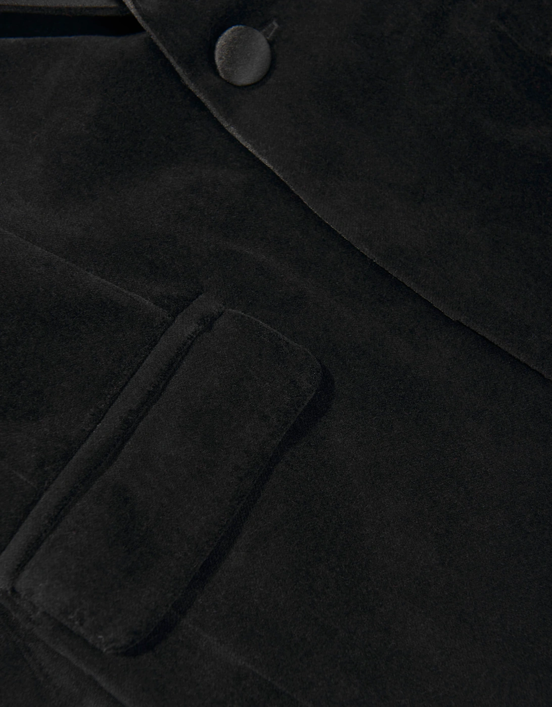 Patachou Boys Velvet Blazer in Black