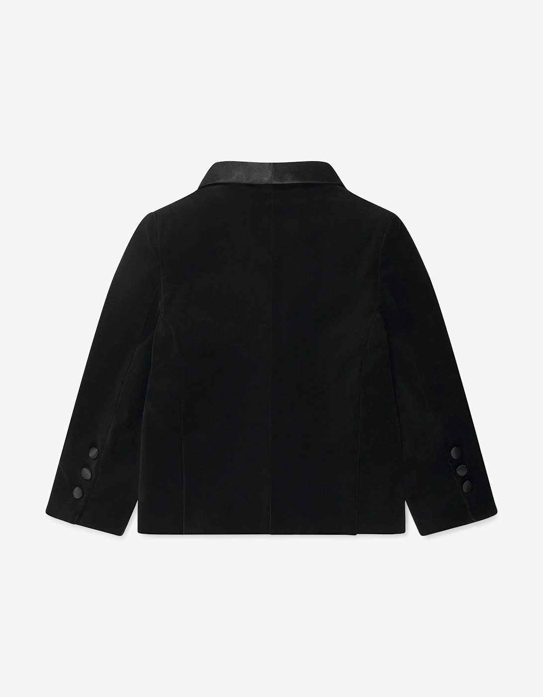 Patachou Boys Velvet Blazer in Black